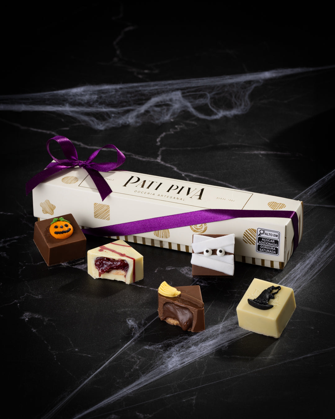 Tubete de Halloween - Com Bruxinhas
