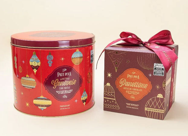 Combo Panettones Frutas & Gotas na Caixa
